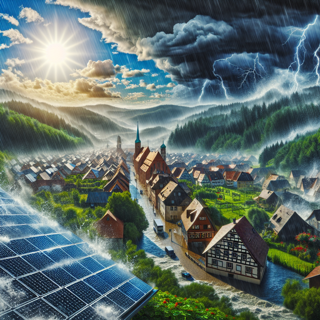 Einfluss lokaler Wetterextreme auf Photovoltaikleistung in Ravensburg